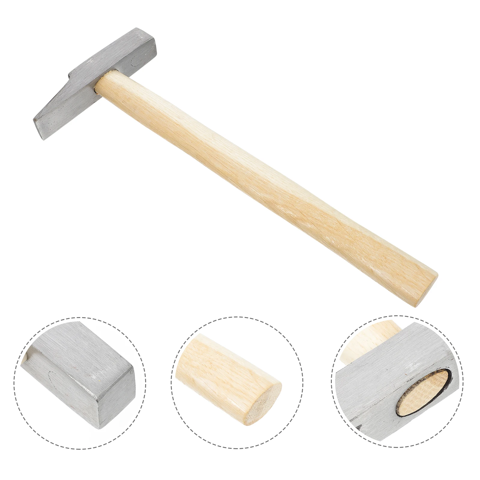 1 قطعة منقار البط دائم المعالجة بالحرارة تأثير مقاومة للاهتراء صلابة عالية سطح مريح تصميم النجارة المنزل المطرقة #4