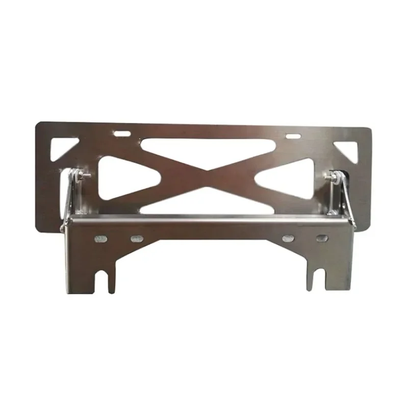 

Off-road vehicle lift translation license plate frame SUV with winch liftable license plate frame