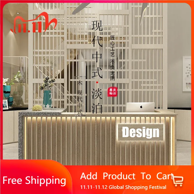 

Transport Reception Trendy Salon Service Atril Shop Counter Desk Customer Center Computer Cash Register BusinessUnique Furniture