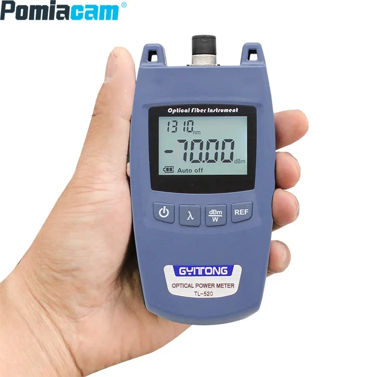 

TL-520A/C Optical Power Meter Mini Genuine Optical Fiber Tester Light Attenuation Test Can Be Calibrated Telecom Version