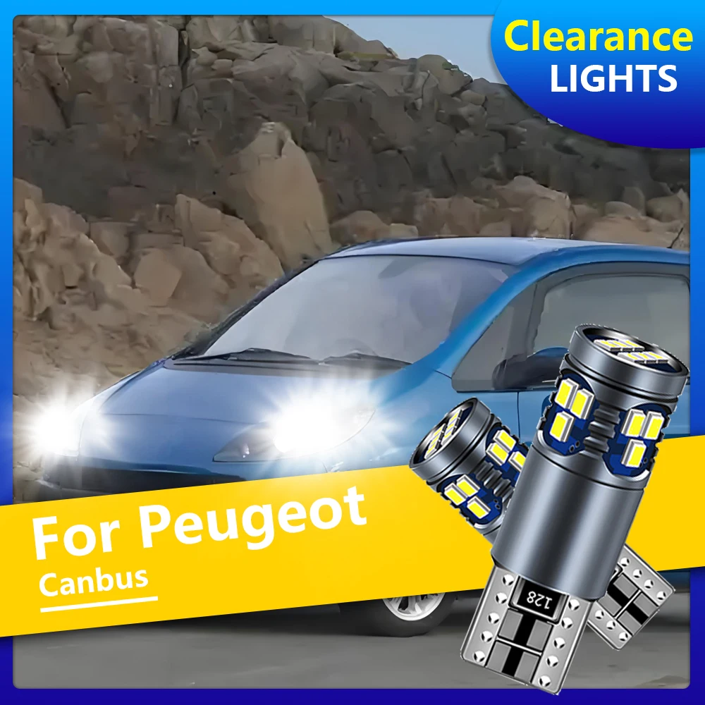 For Peugeot 1007 107 206 207 306 307 CC SW 4007 4008 407 508 607 807 Bipper Tepee Expert Partner LED Clearance Light T10 Canbus