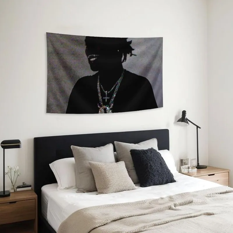 VIKAMA Dark Wind Tapestry A Great Chaos Album Art Living Room Decoration Hip Hop Rap Background Artifact Room Decoration