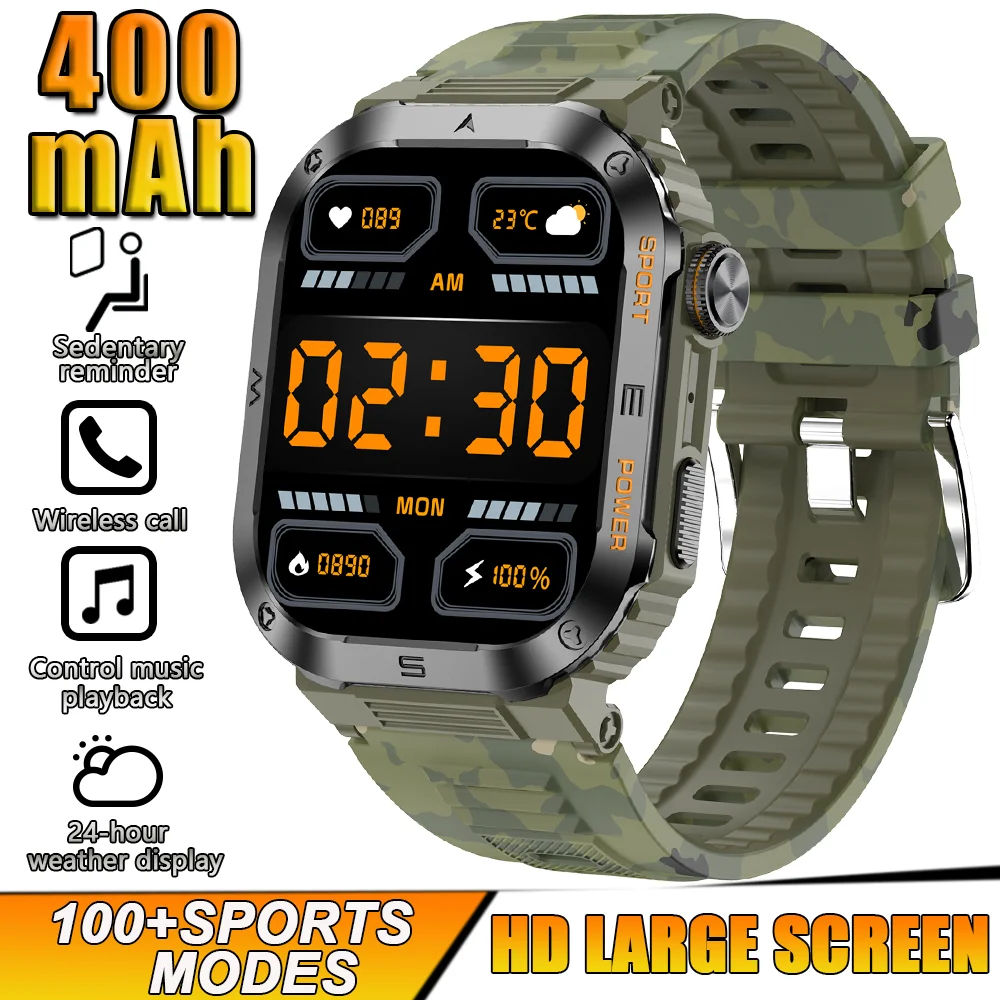 

New SmartWatch Men IP68 Waterproof Outdoor Sports Fitness Tracker Blutooth Call Music play Smartwatch Women for Android iOS 2025