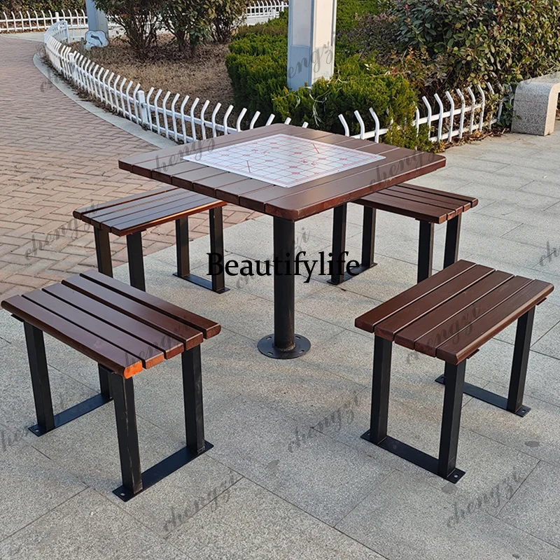 Natural Retro Garden Furniture Sets Wood Patio Chairs Garden Furniture Sets Gazebo Nordic Loungeset Garten Outdoor Furniture