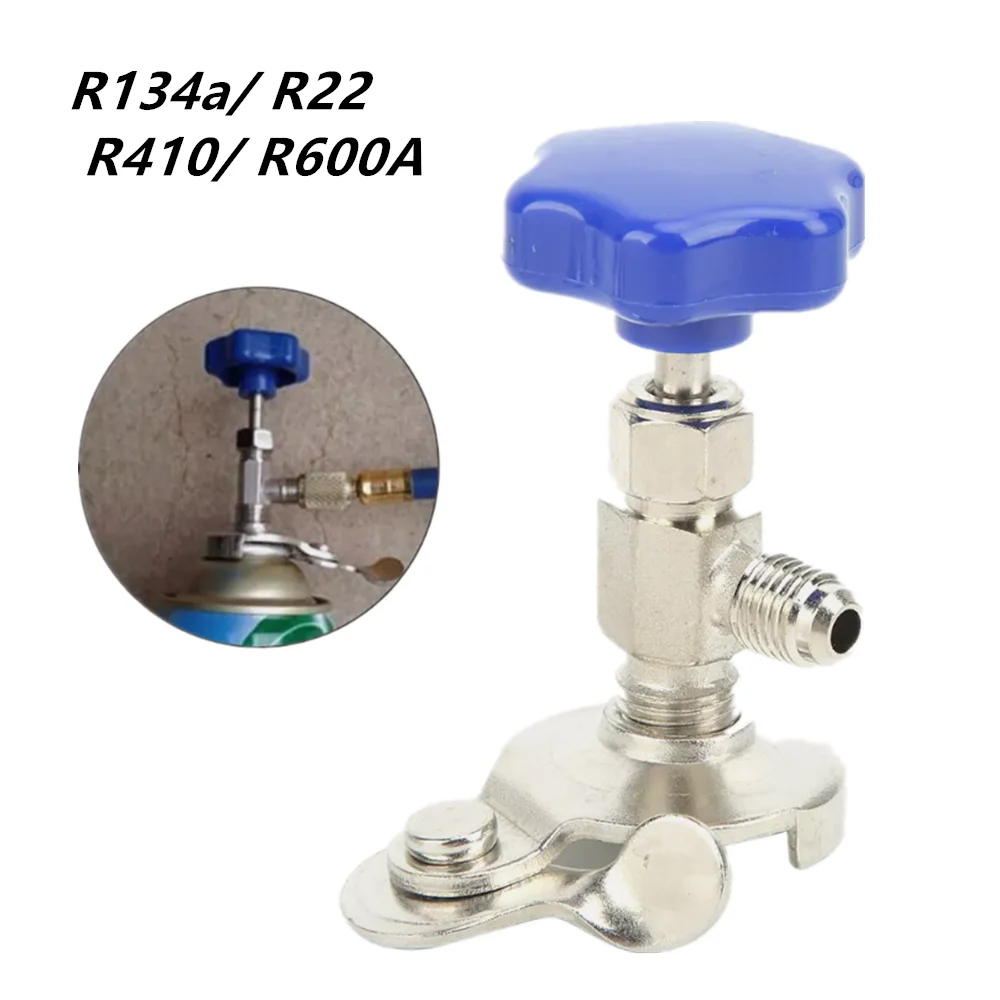 For R22 R134a R410A Air Conditioning Refrigerant Valve Bottle Opener R134a Connector Low Refrigerant Bottle Can Tap