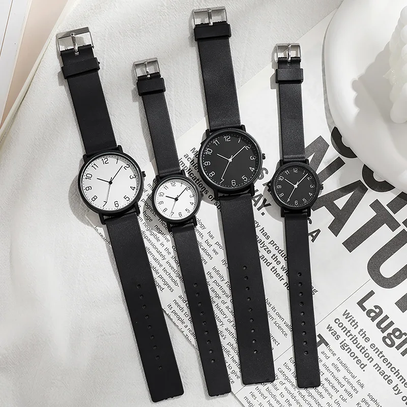 

Минималистичные аналоговые часы для пар, изысканные кожаные часы для влюбленных, повседневные кварцевые часы, классические наручные часы в стиле ретро, подарок для влюбленных