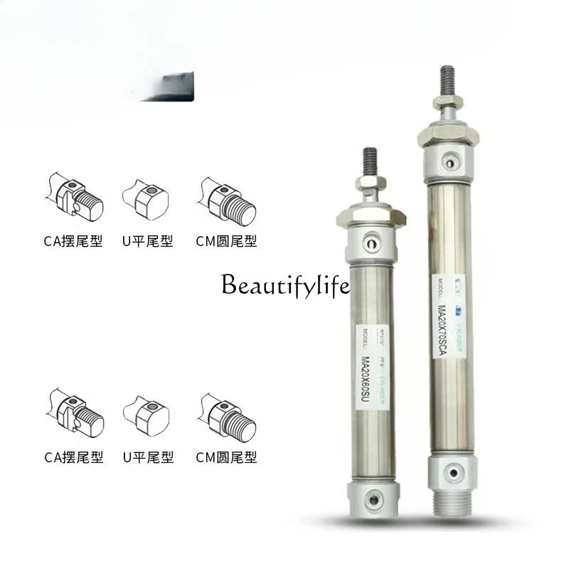 *Pneumatic parts, stainless steel mini cylinder MA40X25/50/75/100/200/300/400SCA