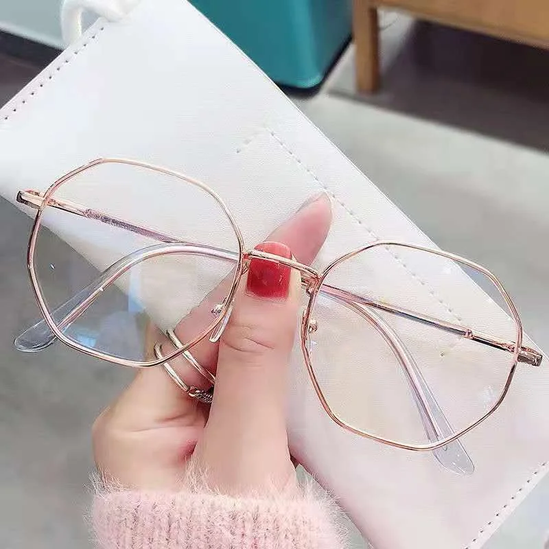 Anti Blue Light Blocking Glasses Clear Anti Radiation Glasses Replaceable Lens for Women/Men