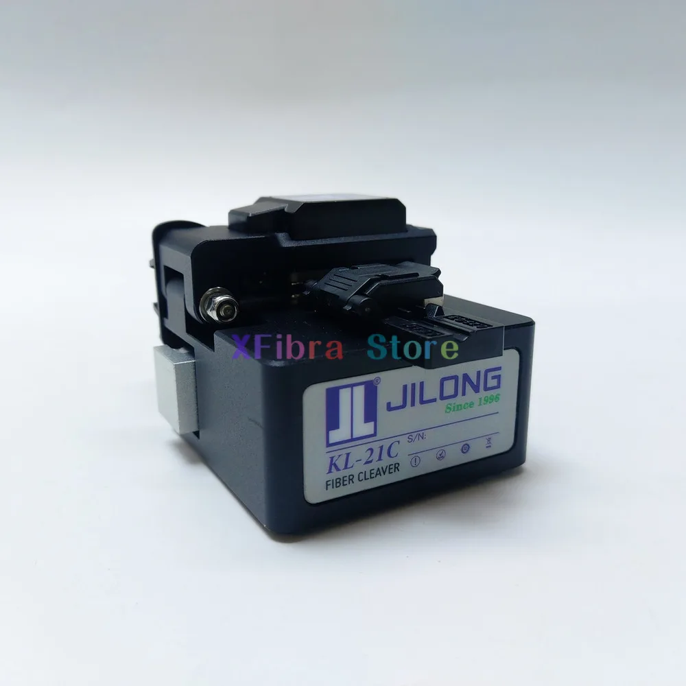 Original High Precision JILONG KL-21C Optical Fiber Cleaver- ONE OF FIBER CABLE CONNECTOR TOOL 48000 0.5° cuttings box packed