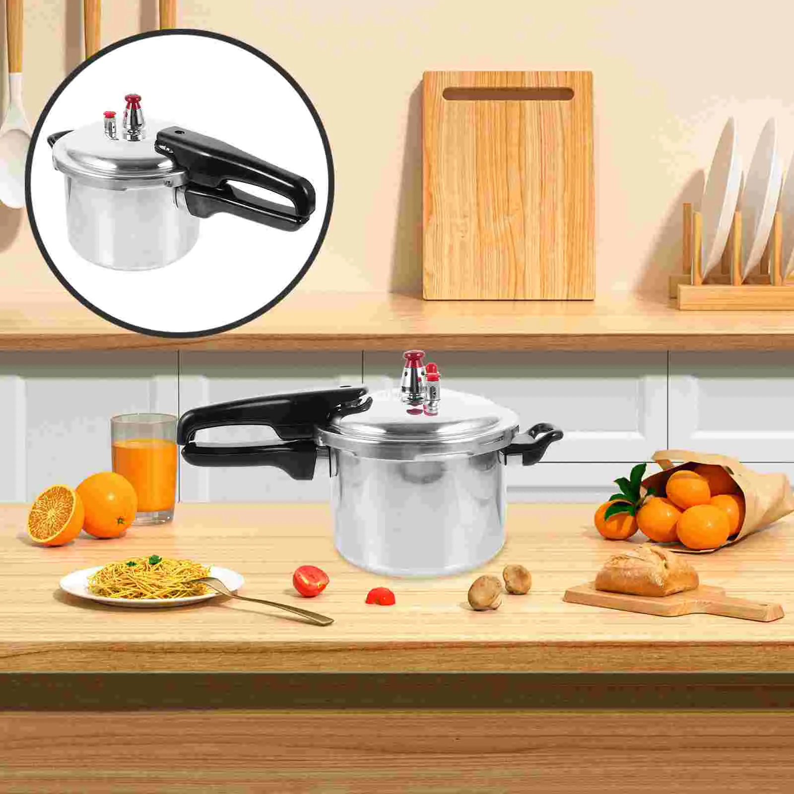 

Pressure Cooker Home Stove Top Aluminum Alloy Kitchen Pot Induction Cookers for Cooking Gas