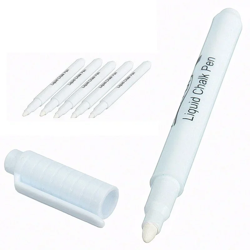 3Pcs White Liquid Chalk Pen Marker No-Dust Chalks for Glass 