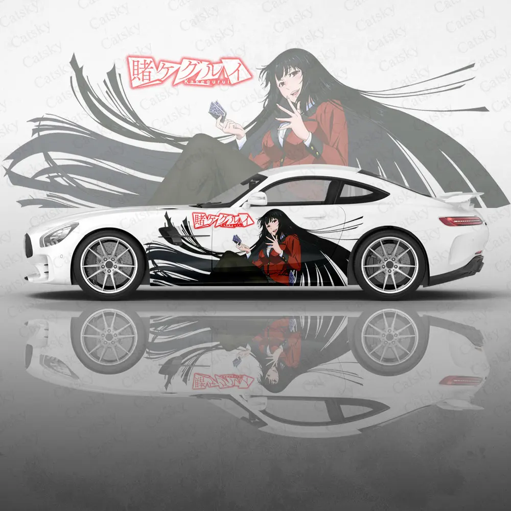 

Yumeko Jabami Anime Girl Car Wrap Protect Stickers Car Decal Creative Sticker Car Appearance Modification Decorative Sticker