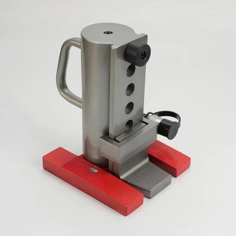 Multi-stage adjustable hydraulic jacking machine mobile tool with wireless lithium battery pump