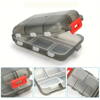 1PC Double-layer small pill box Portable pill box Transparent 10-cell sealed medicine storage box camping equipment survival kit