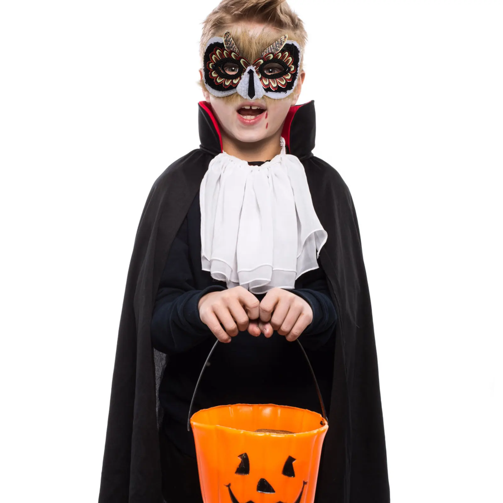 

Children Owl Mask Kids Animal Costume Non-woven Festival Party Decorative Reusable Props Halloween Cartoon Style Toy