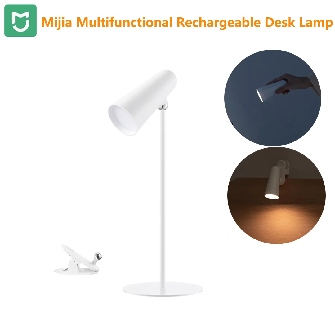 Mijia Flashlight Table lamp 3in1 Multifunctional Type-c Rechargeable Portable Reading Table Rendering Light Clip Lamp Flashlight