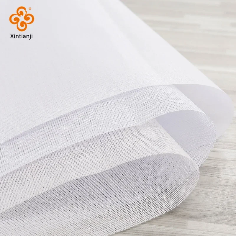 50X100cm Hard Interfacing Fabric Iron on Resin Adhesive Lining DIY Accessories Cloth Patchwork Lining Need To Use Electric Iron