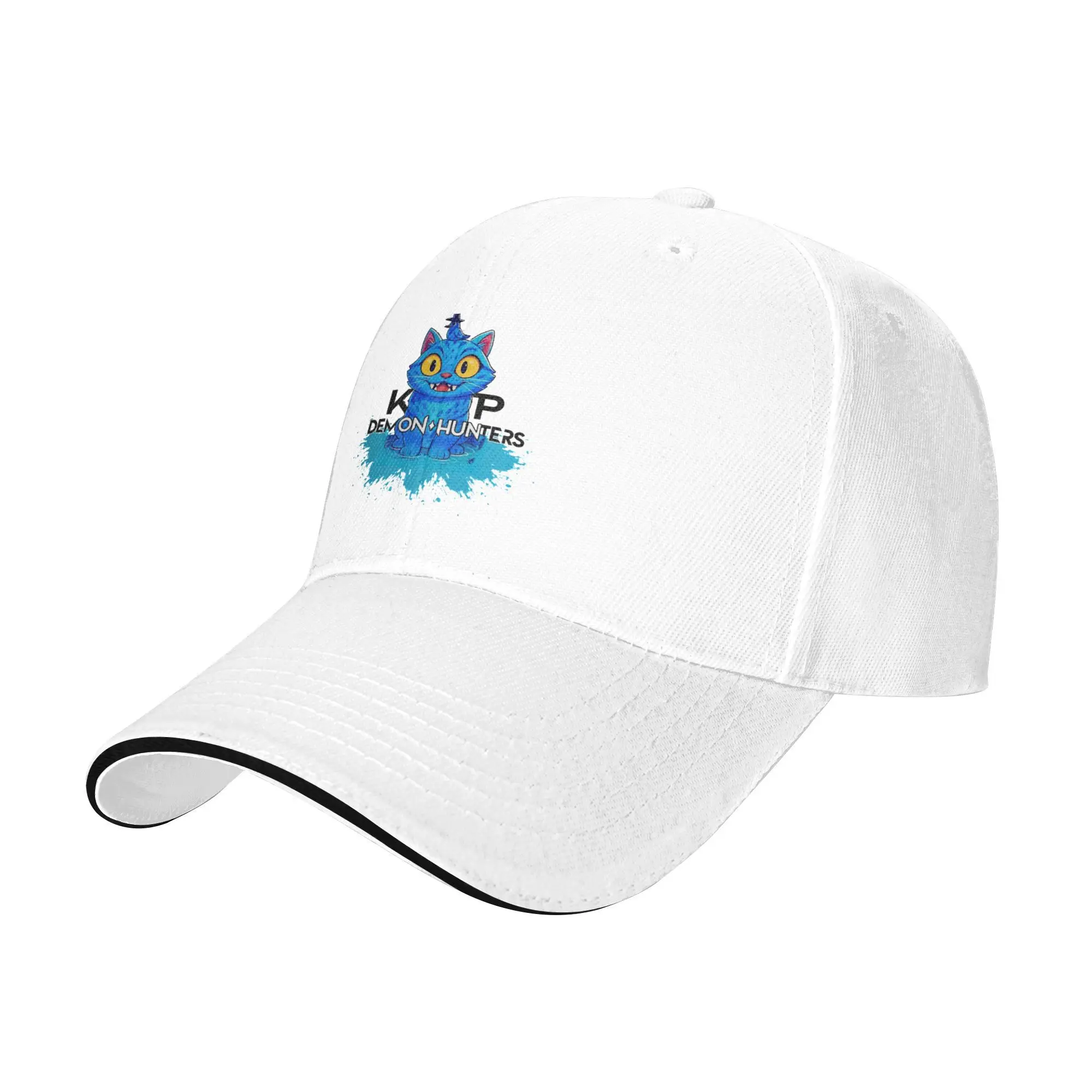 

K-Pop Demon Hunters Baseball Cap Derpy And Sussy Splatter Kpop Rock Sunscreen Trucker Hat Men Adult y2k Cool Logo Baseball Caps