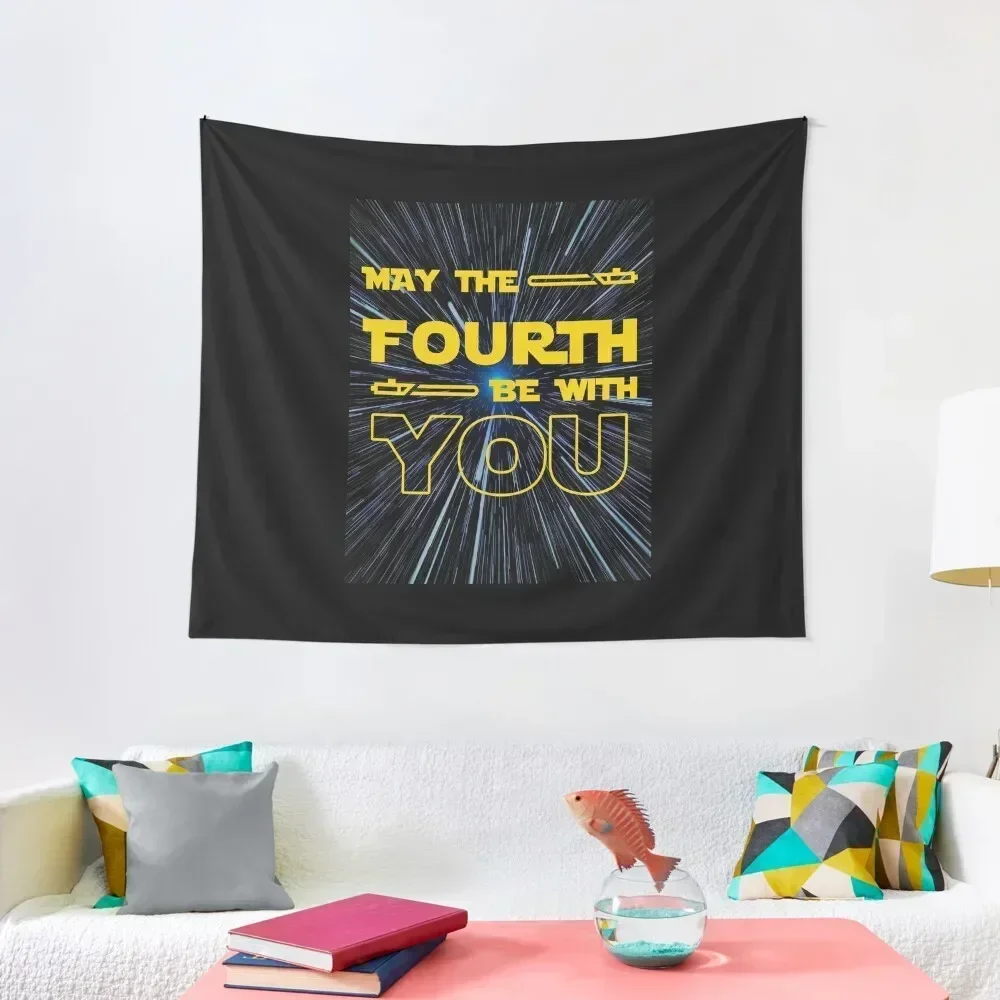 

MAY THE FOURTH BE WITH YOU Tapestry Things To Decorate The Room Decorative Wall Murals Tapestry