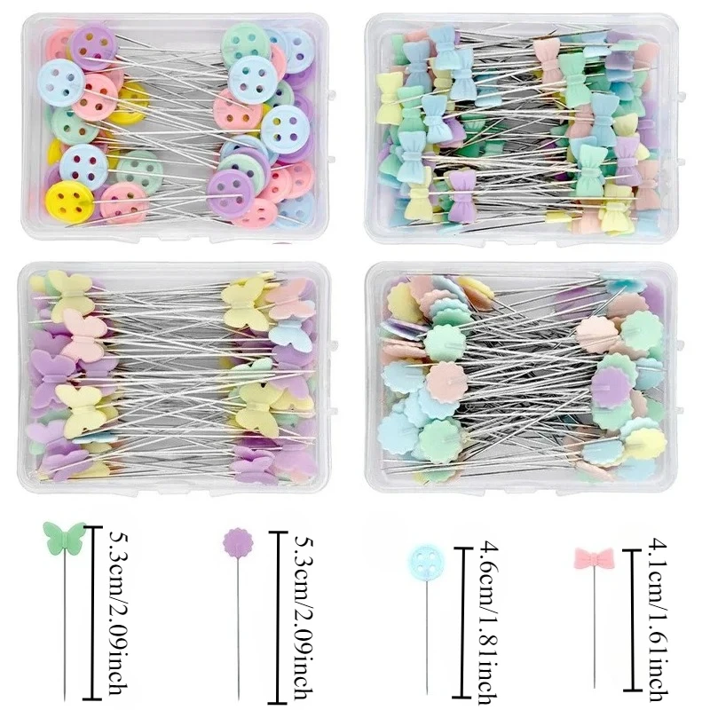 50PCS Clothing Manual Positioning Needle Pin Shaped Sewing Embroidery Patchwork Tools Fixing Needle Handmade DIY Accessories