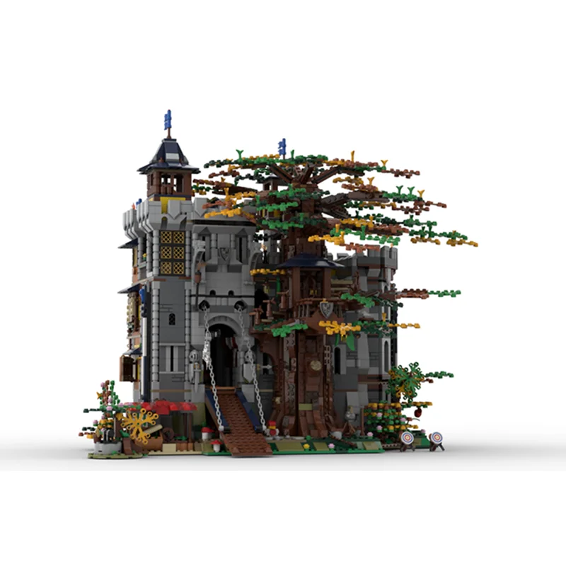 6223 elementy Moc Drzewo Życia Zamek Model Klocki - Kapryśna Architektura, Idealny Prezent Urodzinowy Klocki Konstrukcyjne