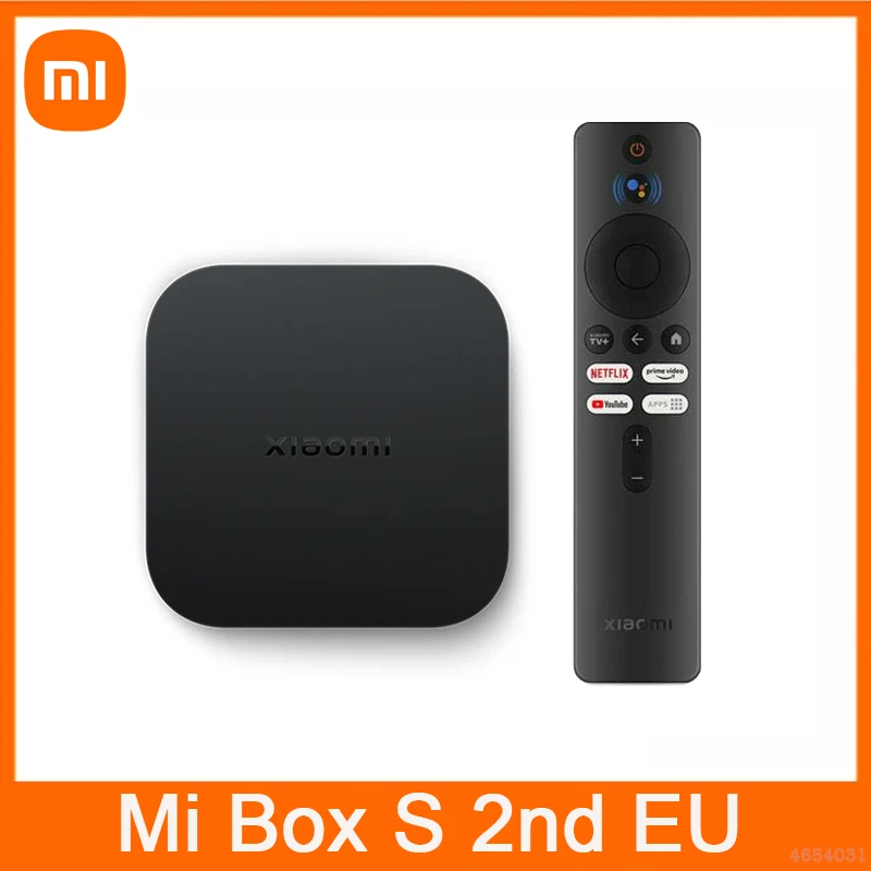 

ТВ-приставка Xiaomi Mi TV Box S 2-го поколения 4K Ultra HD Android TV 2 ГБ 8 ГБ WiFi Google TV Netflix Smart TV Mi Box 4 медиаплеер