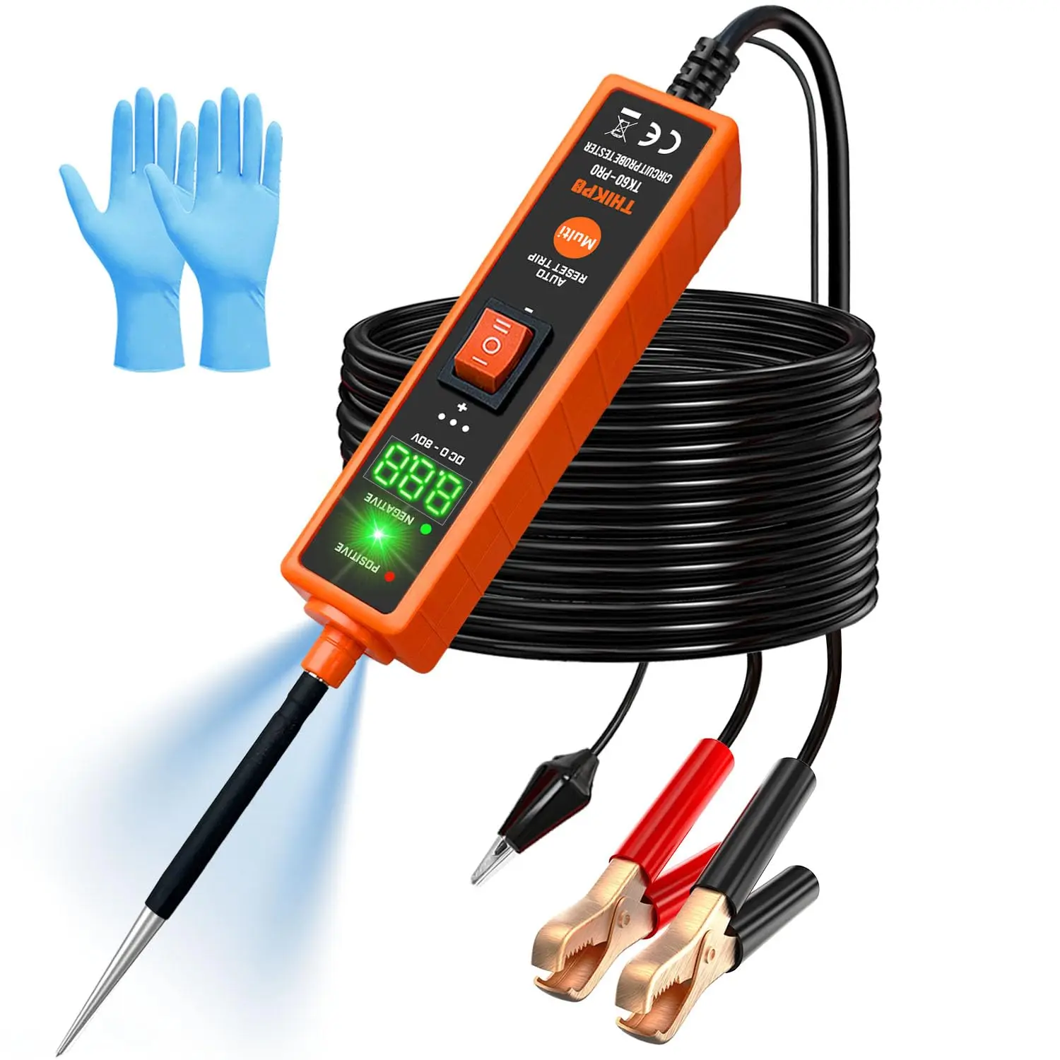 

Automotive Circuit Tester, 6V-24V DC Power Probe, Short Finder & Component Activation