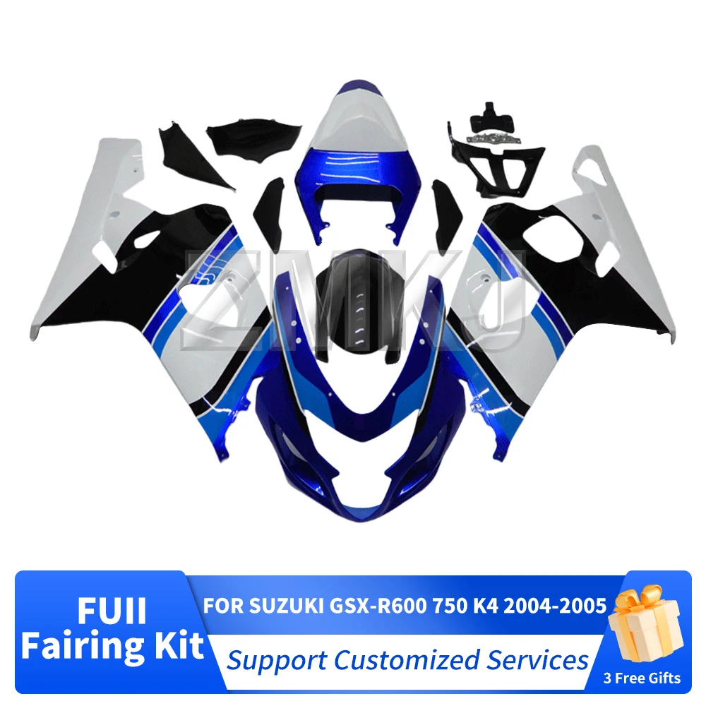 Kit Carénage Moto Complet pour SUZUKI GSX-R600 GSX-R750 K4 K5 – Décoration, Plaque de Protection en Plastique, Accessoires Coque Injectée