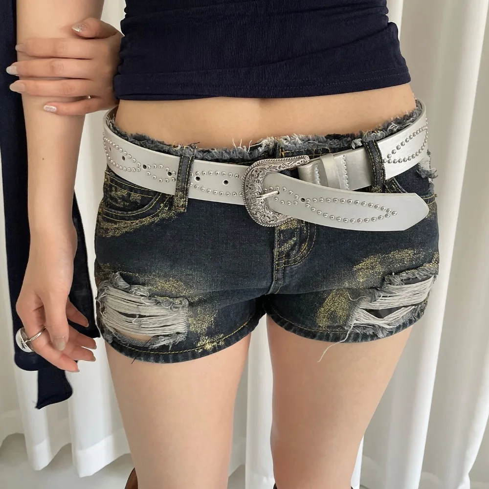 

Y2k женский ремень с заклепками, винтажный широкий кожаный пояс с металлической пряжкой, универсальный джинсовый ремень, ремень в стиле панк, аксессуары для брюк