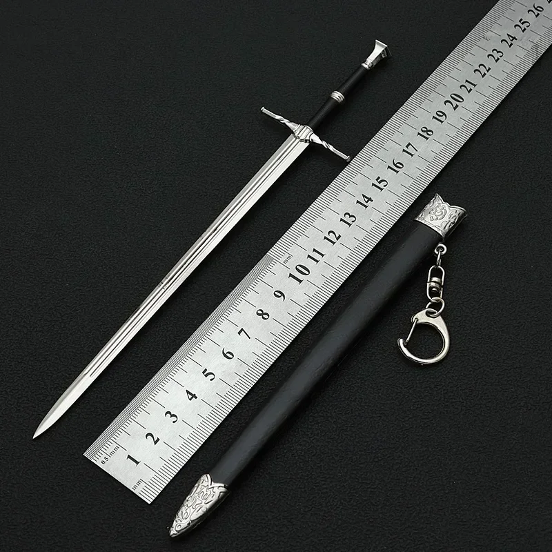 22 cm Geralt de Rivia les sorciers édition améliorée périphériques de cinéma et de télévision boucher de Blaviken bête exotique jouets en métal