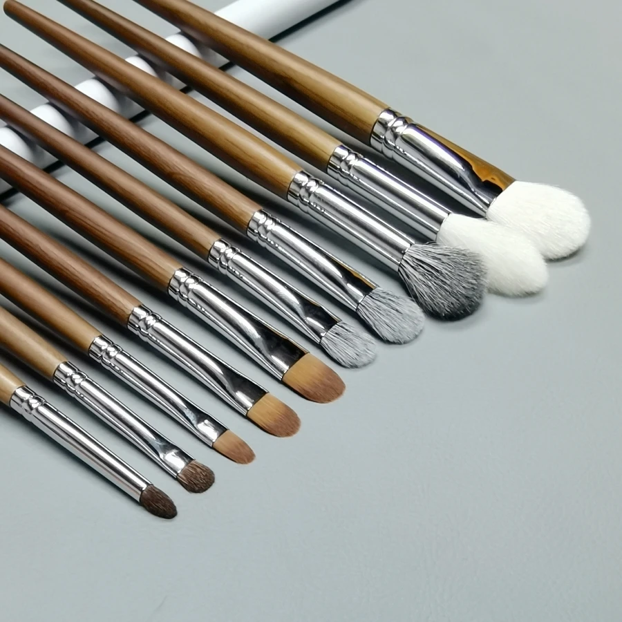 Pinceau surligneur conique, cheveux naturels de haute qualité, réglage du visage, mélange de poudre, fard à joues, pinceaux de maquillage