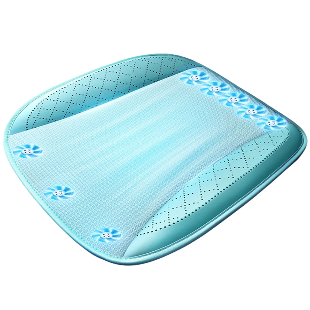 Seat Cushion, USB Cooling Seat Cover, Seat Cushion with Fan, Car Seat Cooling Pad, Summer Breathable Seat Cooling Pad,B