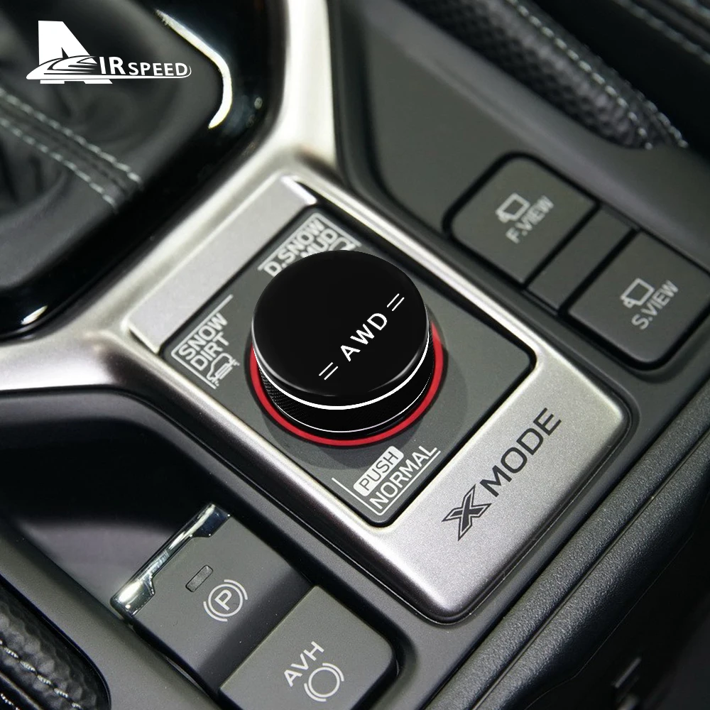 AC knob Covers for Subaru Forester XV 2018 2019 2020 2021 2022 Car Air Conditioner Ring Gear Shift Switch Knob Interior Trim