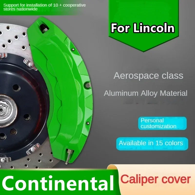 

For Lincoln Continental Aluminum Car Brake Caliper Cover 2.0T 3.0T 2017 2018 2019 Mono 2020