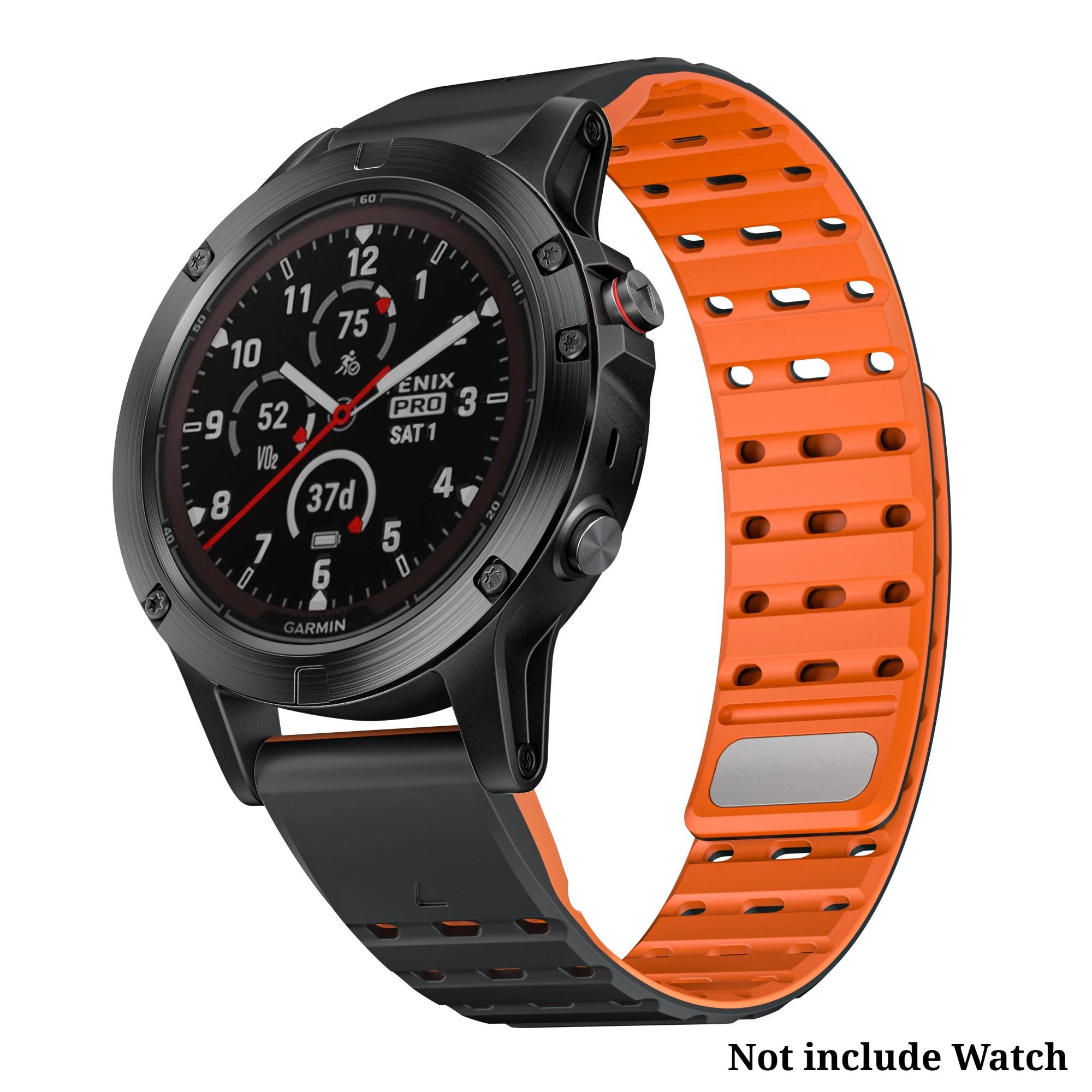 22mm Band Quickfit for Garmin Fenix E/8 47mm/7/6/5 Magnetic Silicone Strap for Garmin Forerunner 965/955/Epix2/Approach S70 47mm