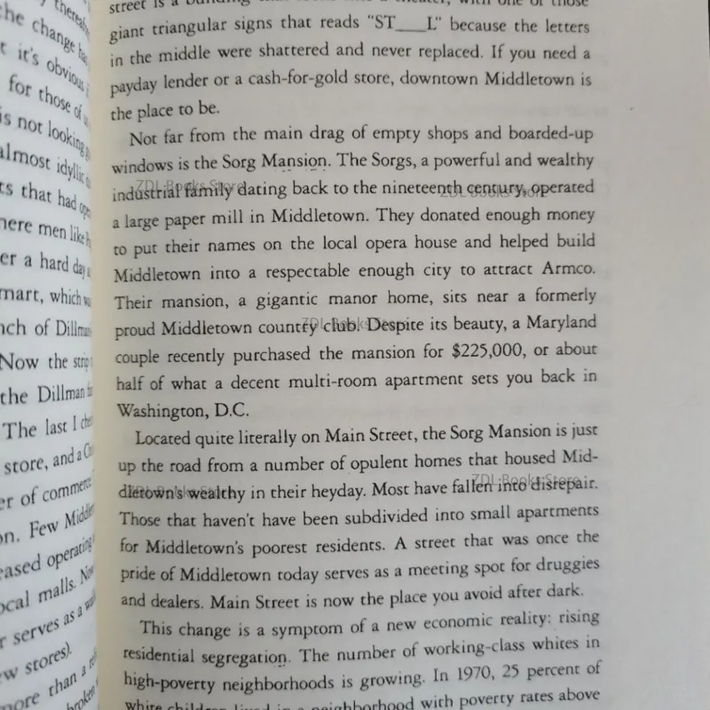 Hillbilly Elegy Memórias de Uma Família e Cultura, Um Livro de Brochura em Inglês, Um Livro Paperback