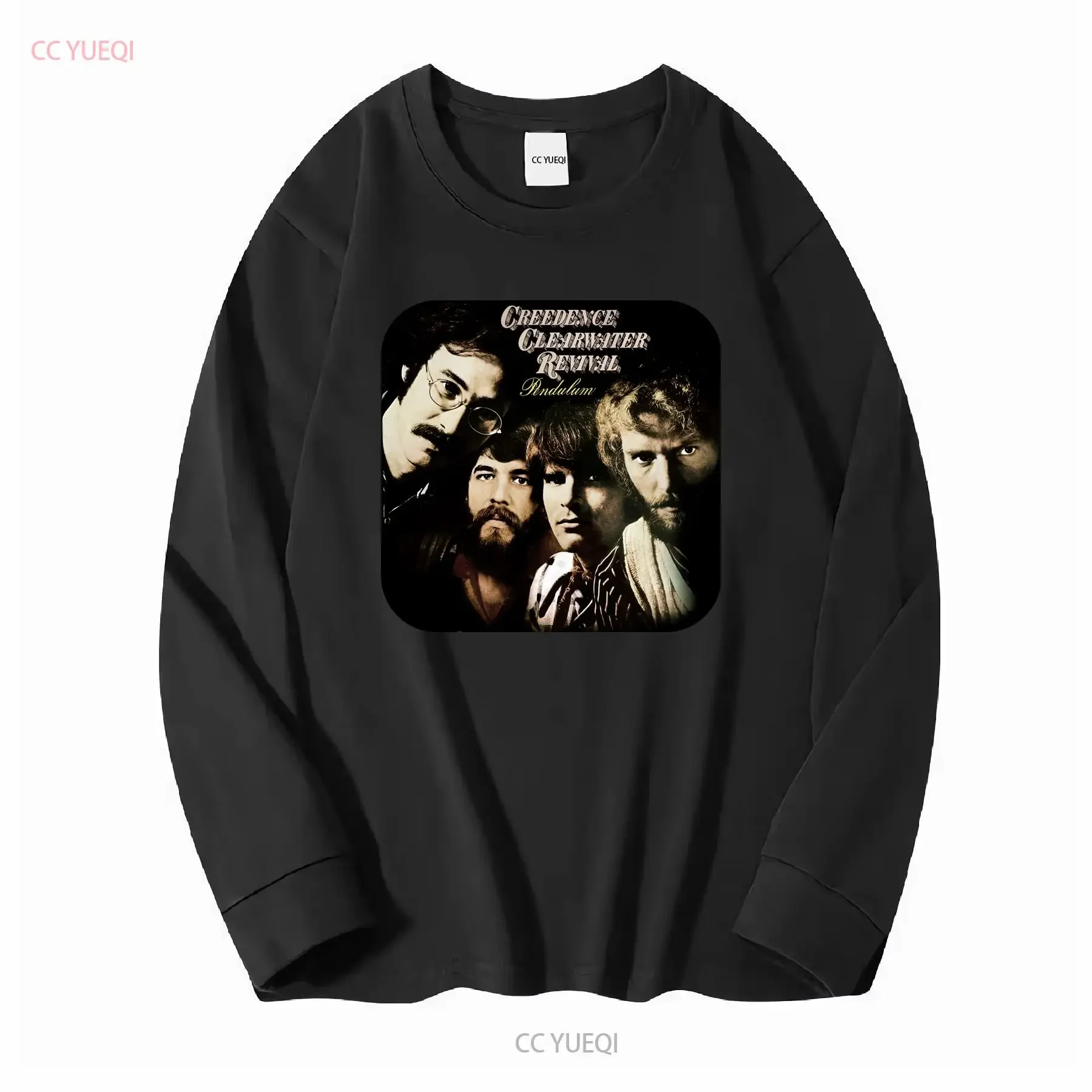 CREEDENCE CLEARWATER REVIVAL PENDULUM T Shirt  Black S to 5XL K3150 vintage Washed Breathable Soft Slightly graphic