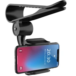 Universal Car Sun Visor Phone Holder 360 Degree Rotation Car Phone Holder Adjustable Car Accessories