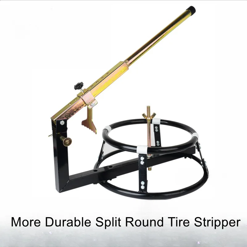 Motorcycle Split Round Tire Stripper Tire Remover Tire Presser Manual Tire Stripping Tool