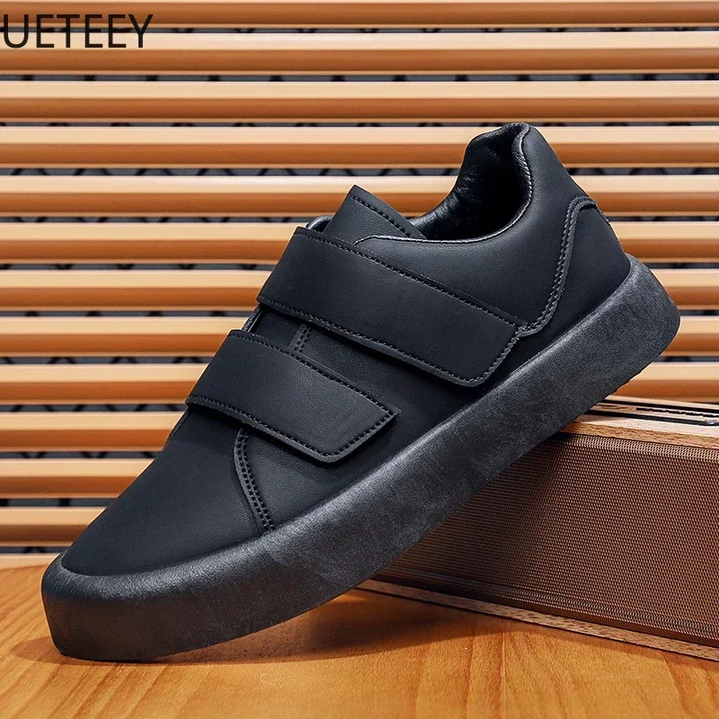 New Sneakers Casual Sneaker Winter  for Men Round Toe Wear-resistant Trendy All-match Explosive Style UETEEY Men's Young Shoes