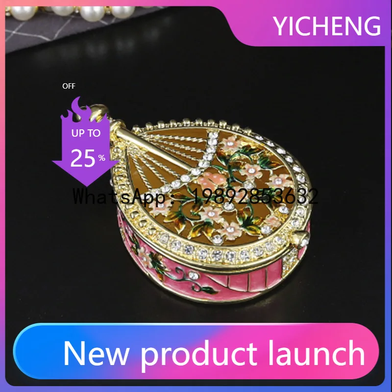 

SLT Jewelry Box Enamel Home Decoration Gift Necklace Box Crown Jewelry Gift Box