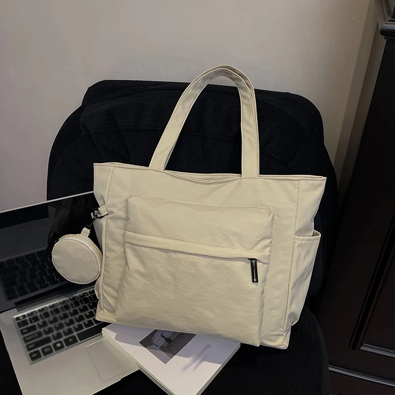 

Women's Shoulder Bag with Small Purse Female Portable Large Underarm Tote Leisure Business Commuting Shopping Travel Handbag