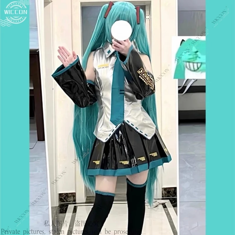 Mikuu Cosplay Anime Gioco PJSK Mikku Progetto Sekai Colorato Stage Costume Cosplay Parrucca Scarpe Copricapi Festa di Halloween Quotidiano