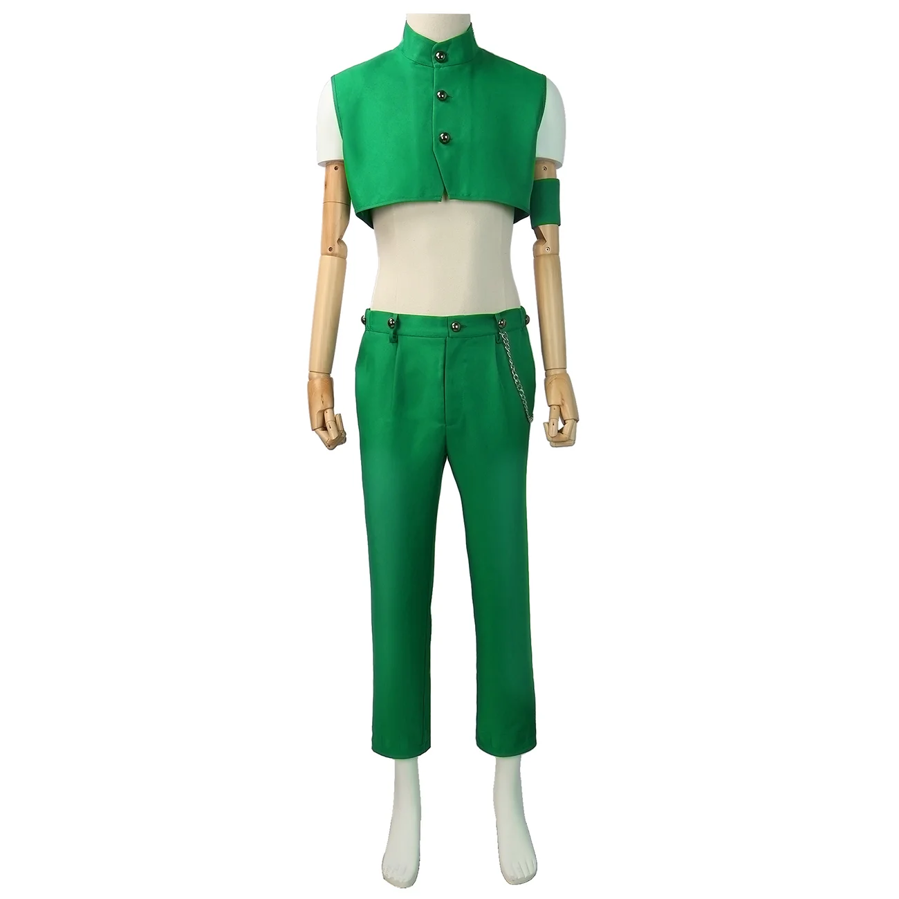 Anime Meliodas Cosplay Costume Party Uniform Full Set Male Green Outfits Halloween Role Play