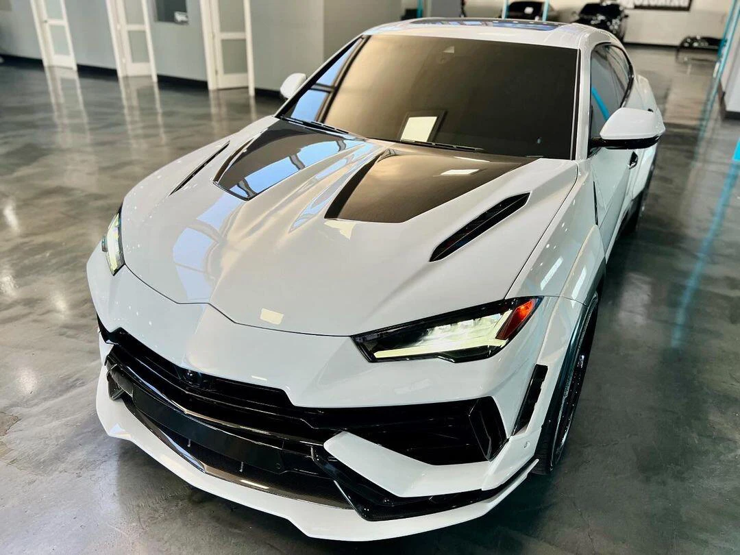 FOR URUS S Body Kit for URUS Upgraded 1016-style Front Lip Side Skirt Diffuser Spoiler Hood Wheel Arch