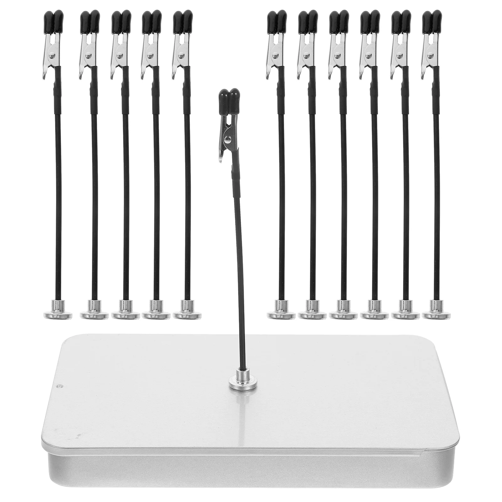 Model Paint Clip Handles Stainless Steel Airbrush Painting Stand with Clips Alligator