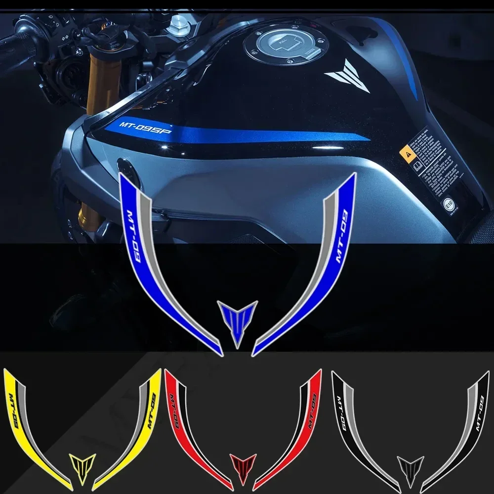 Motorcycle Tank Pad Protector For Yamaha MT09 MT FZ 09 Stickers Fairing Motorcycle Knee Decal Fender Windshield 2016-2020