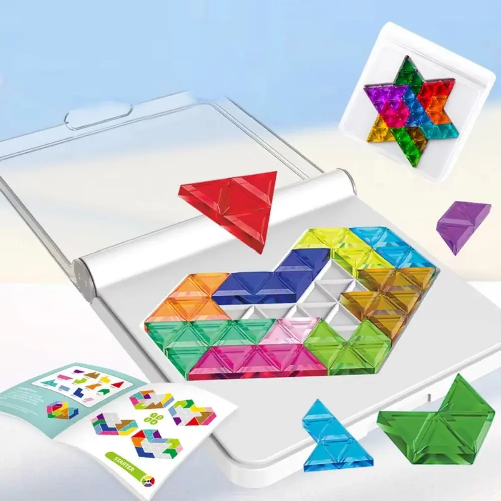 Logical Thinking Training Smart Clearance Tangram Multiple Shapes Montessori Fun Tabletop Games Education Learning