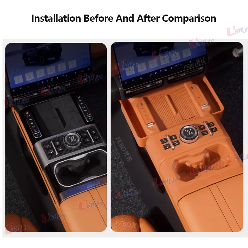 For Jetour G700 Accessories 2026 2025 Gear Panel Protector Cover Silicone Wireless Charging Pad Anti-slip Cup Holder Storage Mat