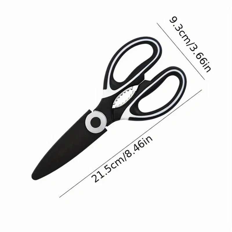 Multifunction Stainless Steel Kitchen Tools Strong Home Vegetable Chopping Chicken Bone Fish Food Scissors Multi-Purpose Tool